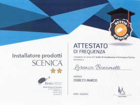 1&deg; livello Installazione e Formazione Tecnica