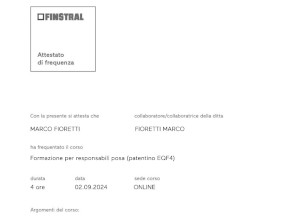 Patentino EQF4