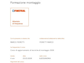 Corso di aggiornamento di tecniche di montaggio 2026