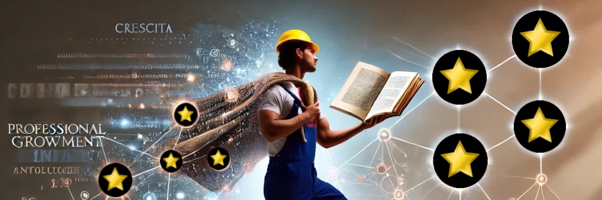 Immagine di fantasia che suggerisce la crescita personale e l'uso dei social network e di una newsletter. Il 2025 si preannuncia un anno di grandi cambiamenti