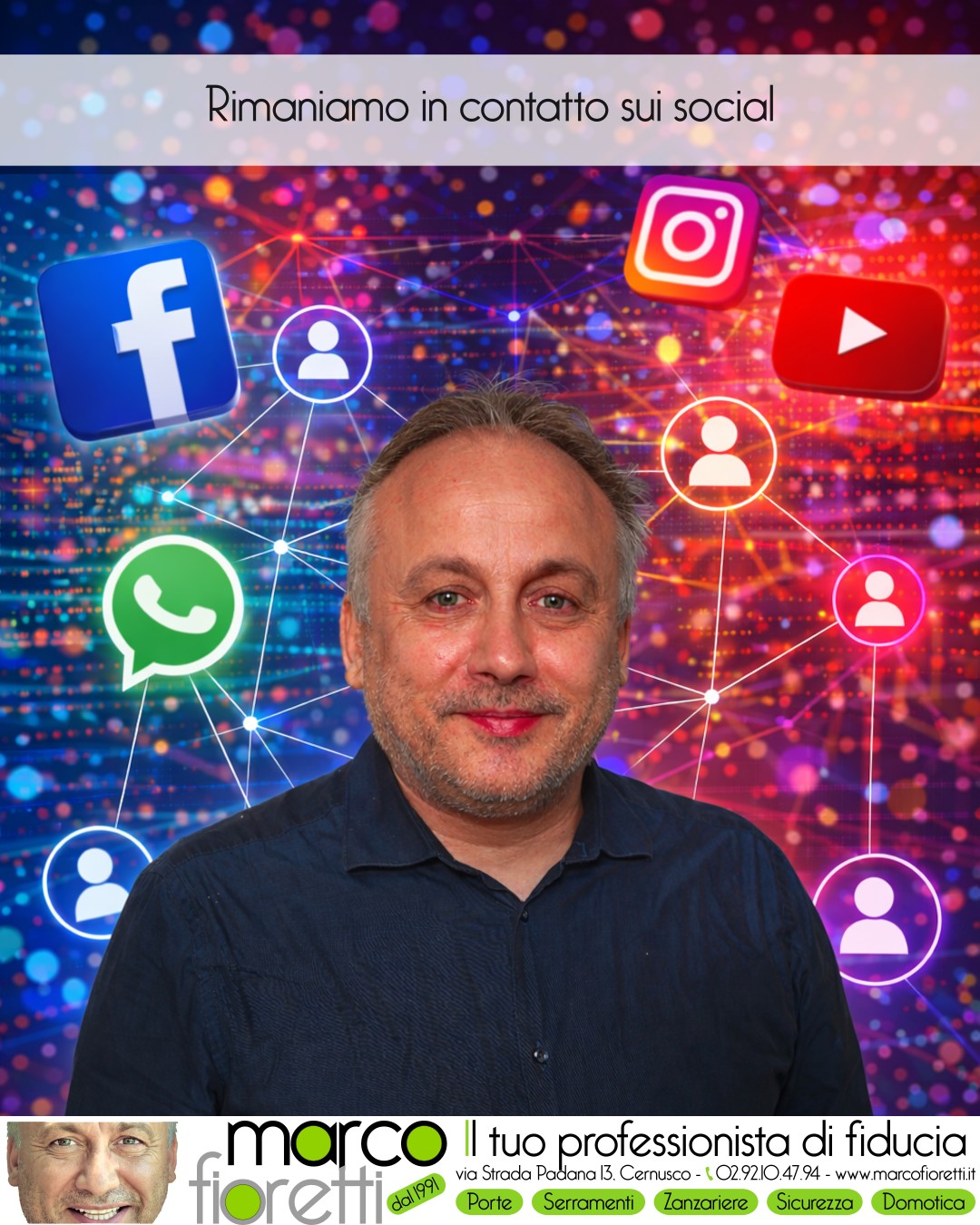 Marco Fioretti sui social network