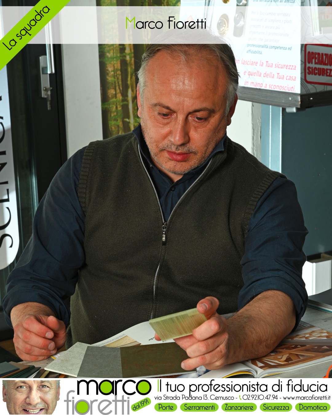 Marco Fioretti, il titolare dell'azienda Marco Fioretti, il titolare dell'azienda