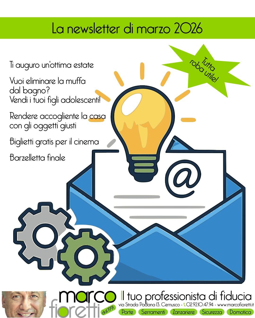 La newsletter di marzo 2026 La newsletter di marzo 2026
