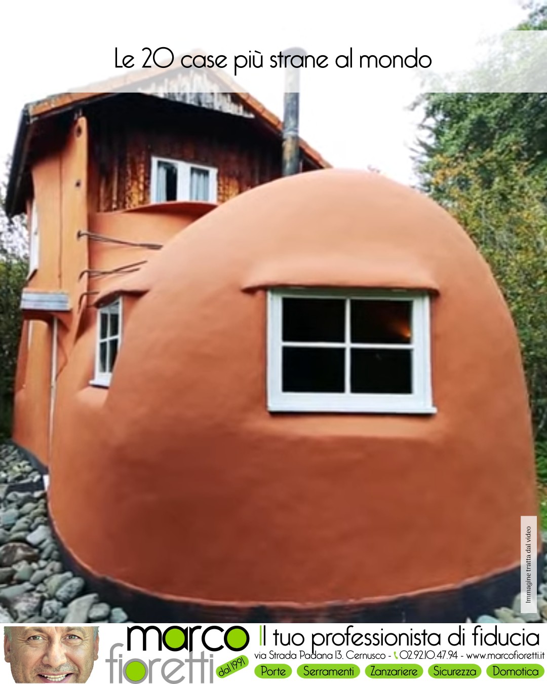 Una casa a forma di scarpone